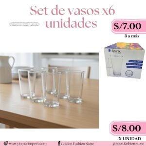 SET VASOS